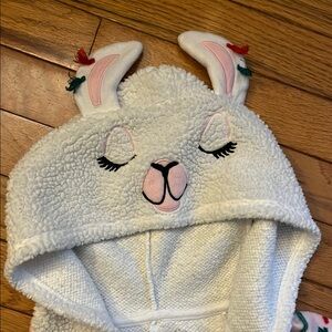 Adorable Llama Hooded Towel